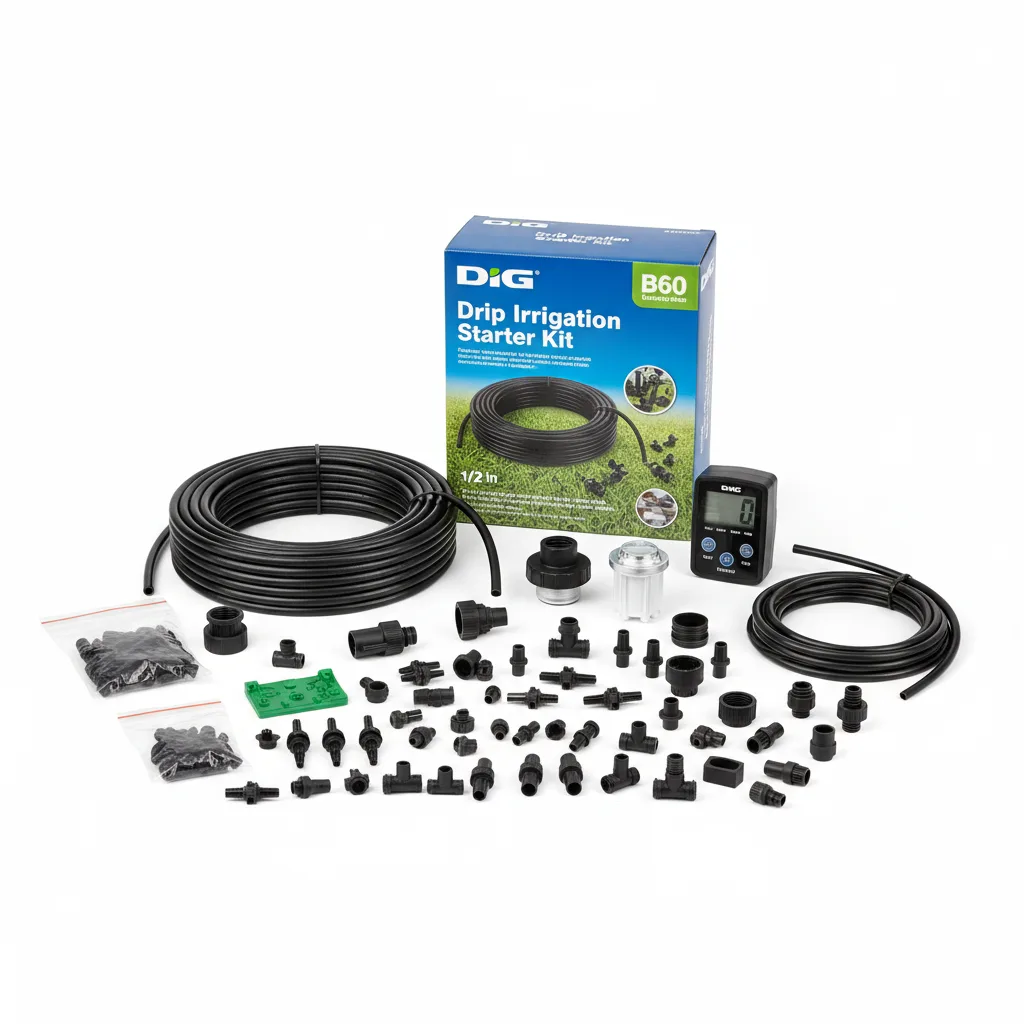 DIG B60 Drip Irrigation Starter Kit 1/4-Inch