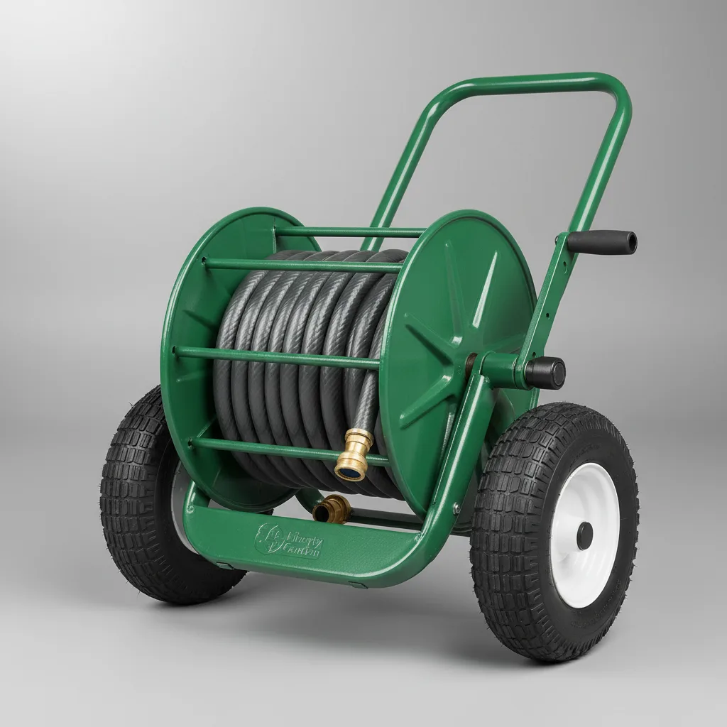Liberty Garden 704 4-Wheel Hose Reel Cart 150ft image 2