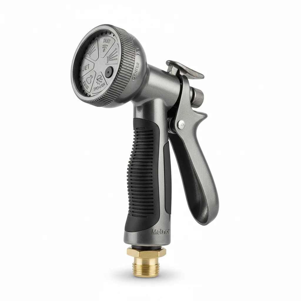 Melnor Heavy-Duty Zinc Hose Nozzle 7-Pattern