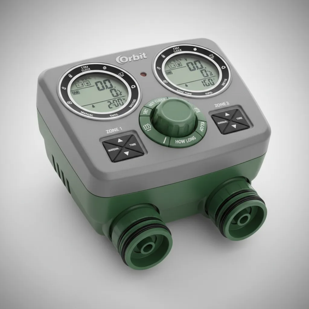 Orbit 56667N 2-Outlet Hose Faucet Timer image 2