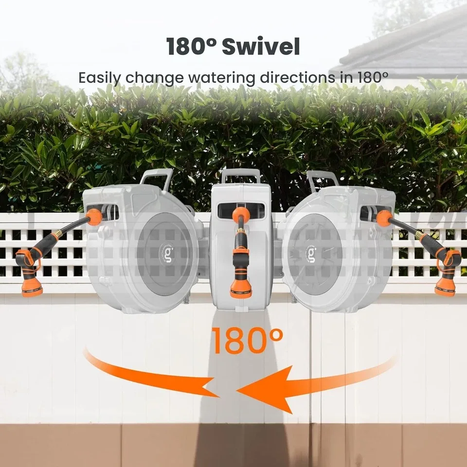 Ubbink AquaHose Premium Wall-Mount Reel 65ft image 2